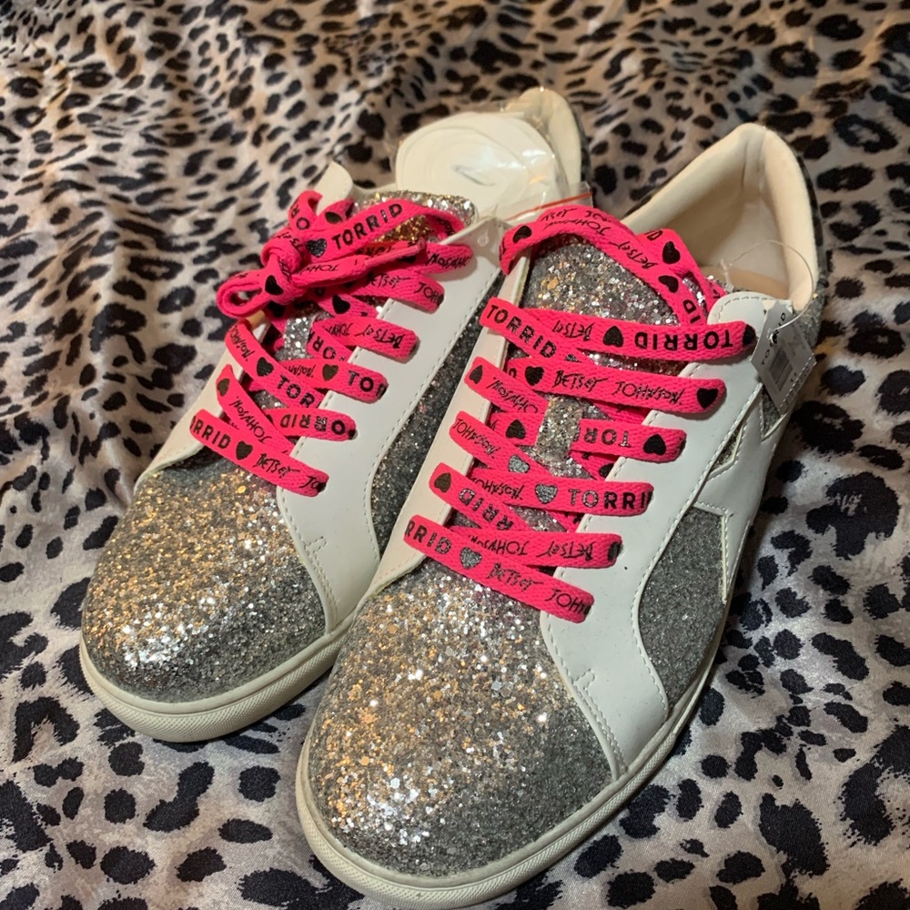 Torrid Betsey Johnson Glitter Sneakers